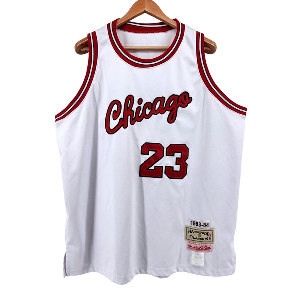 Mitchell & Ness Jordan #23 Bulls 1983-84 Rookie Hardwood Classics Jersey XXL - Picture 10 of 10